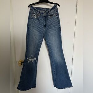 American Eagle Outfitters Blue Flare Jeans